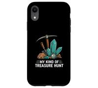 Rockhounding Treasure Hunt Mining Gemstone Geology Custodia per iPhone XR