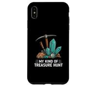 Rockhounding Treasure Hunt Mining Gemstone Geology Custodia per iPhone XS Max