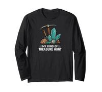 Rockhounding Treasure Hunt Mining Gemstone Geology Maglia a Manica