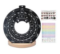 Rockhouse Circle of Fifths Wheel - Ruota in metallo con supporto per accordo, strumento di apprendimento della teoria musicale per musicisti