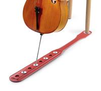 Rockhouse Supporto per violoncello Rock Stop con cinghia di ancoraggio antiscivolo in pelle con 8 posizioni di punta, marrone