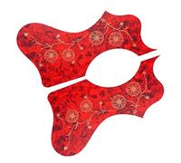 rockible 1 Paio di Battipenna Autoadesivi per Chitarra Acustica Hummingbird Scratch Fai Da Te, Stile 1 Rosso
