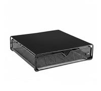 rockible 1 Pezzo Portacapsule da Caffè Cassetto Organizer da Banco Supporto Capsule Cassetto Scorrevole Acciaio al Carbonio Robusto Adatto per Cucina Ufficio Angolo Caffè