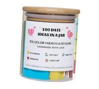 rockible 100 Date Idee in Jar, Date Night, Colod Codited, Creative Neofinivesces, Date Jar for Decoration, Bridal Shower, Home, Home