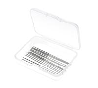 rockible 15 pezzi di spilli per riparazione strappi con scatola organizer per appassionati del fai da te, strumenti per maglieria e tessitura, strumenti per la