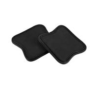 rockible 2 Pezzi di Cuscinetti di Presa, Guanti di Protezione per Le Mani, Unisex, Cuscinetti di Sollevamento, Accessori per Body Building, Fitness, Sport, Nero