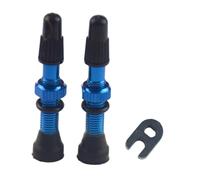 rockible 2 Pezzi di valvola tubeless per Bicicletta, Sostituzione Diretta, Durevole, Multiuso, Accessorio per valvola tubeless per Bicicletta Portatile, Blu