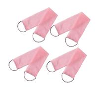 rockible 4 Da Bagno con Manici, per Doccia, per Un Bagno Più Liscio E Prolungato, con Cinghia di Trazione, per Il Bagno, per La Pulizia Della Schiena E, Rosa