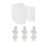 rockible 50 segnaposto per apparecchiare la tavola, segnaposto per matrimoni, versatili e pratici con 3 rotoli di nastro per eventi, shower, Beige