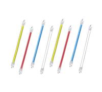 rockible 8 Pezzi di smorzatori per Racchetta da Tennis, Striscia in Silicone Morbido per Giocatore di Tennis, 4 Colori, ammortizzatori per Racchetta Sportiva