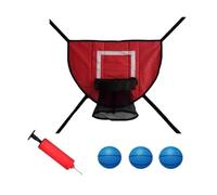 rockible Accessorio per canestro da Basket con Trampolino, Accessori Morbidi per Il Gioco del Basket con 3 Mini Palline e 1 Pompa per Bambini e Adulti, Pallacanestro Blu