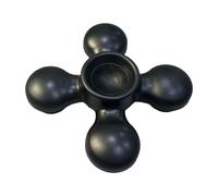 rockible Accessorio tappetino antiscivolo per violoncello Comodo strumento musicale portatile per proteggere il pavimento, nero