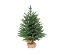 rockible Albero di Natale Artificiale da Tavolo, Verde, Realistico, Finto Albero di Natale Piccolo per Ufficio, Soggiorno, Interni ed Esterni, Abete Rosso da 50 Cm