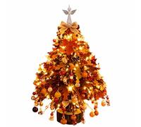 rockible Albero di Natale in Perline Acriliche Artigianale Albero di Natale da con Angelo in Completo da Tavolo Filo, Acero