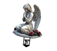 rockible Angelo Commemorativo in Acrilico Piatto 2D, da Giardino, Ornamento per Tomba, Impermeabile, per Uso Esterno, Versatile Decorazione per Cimiter