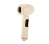 rockible Asciugacapelli con Batteria Ricaricabile USB Compatto Asciugacapelli Cordless Resistente Batteria per Studenti, Crema