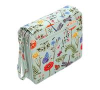 rockible Astuccio Colorato Portamatite 120 Slot Astuccio a Tre Strati con Chiusura a Cerniera Organizer per Penna Fissa Borsa per Acquerello per Artisti Scolas, verde