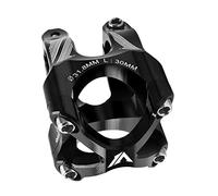 rockible Attacco Manubrio da Montagna 31.8mm 30mm Attacco Manubrio Bici in Alluminio Attacco Manubrio Corto Adatto per La Maggior Parte degli Bici da, Nero