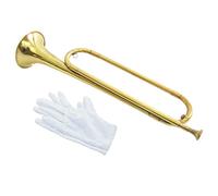 rockible BB Bugle Ottone Giallo 47 Cm Corno Da Cavalleria per Bambini Orchestra Professionale per Principianti