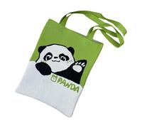 rockible Borsa a tracolla da donna, borsa a tracolla lavorata a maglia, borsa hobo lavorata a maglia, borsa con manico aperto, borsa della spesa leggera per, Verde Chiaro