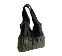rockible Borsa a tracolla da donna, semplice, comoda, alla moda, modello hobo, ideale per, lo il lavoro, Nero