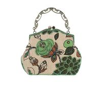rockible Borsa a tracolla per donna Borsa a spalla casual per eventi Matrimonio Compleanno Regalo, Verde