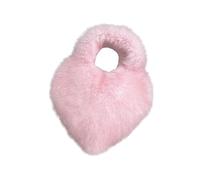 rockible Borsa di peluche da donna, accessorio fotografico, regalo casual per lo shopping, le vacanze, il palcoscenico, Borsa Corta Rosa
