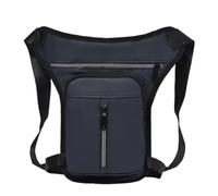 rockible Borsa in vita per uomo Fanny Pack con busta per gamba per gamba per ciclismo a cinghia regolabile per la cavalcatura da pesca in spalla, Profondo Blu