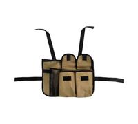 rockible Borsa per Braccioli di Sedie da Spiaggia, Borsa Portaoggetti Sospesa per Sedie da Spiaggia, Borsa Portaoggetti per Esterni con Cinghie, Cachi