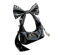 rockible Borsa per spalle Borsa per donne Gothic Borse per il viaggio di lavoro degli appuntamenti per le vacanze, Nero