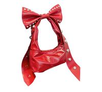 rockible Borsa per spalle Borsa per donne Gothic Borse per il viaggio di lavoro degli appuntamenti per le vacanze, Rosso
