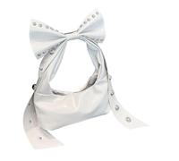 rockible Borsa per spalle Borsa per donne Gothic Borse per il viaggio di lavoro degli appuntamenti per le vacanze, Bianco