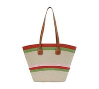 rockible Borsa tote da donna di grande capacità, borsa a mano ideale per la città, il lavoro, l'estate e, per lo shopping, Rosso
