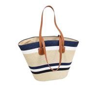 rockible Borsa tote da donna di grande capacità, borsa a mano ideale per la città, il lavoro, l'estate e, per lo shopping, Blu Scuro