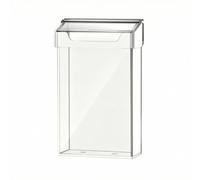 rockible Brochure da Esterno in Acrilico Verticale Volantini da Esterno con Coperchio in Acrilico Professionale per Pubblicità Esterna