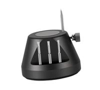 rockible Cacciavite per riparazione orologi, porta ugello, strumento per riparazione orologi, strumento per orologiaio con 4 punte diverse, parti per rimozione, Nero