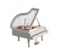 rockible Carillon a Forma di a Coda Elegante Carillon in con Piedini Dorati Compatto Mini Ornamentale per Mensola, Soggiorno, Grande