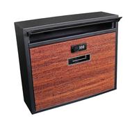 rockible Cassetta postale da parete decorativa, decorazione per la casa di alta qualità, pratica, cassetta postale per uso commerciale, esterno, porta