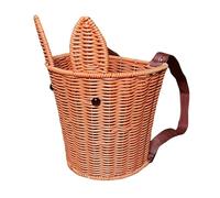 rockible Cestino da Picnic per Bambini e Bambine con tracolle, Cestino Artigianale per la Raccolta della Frutta nel frutteto, per Le Vacanze all'aperto