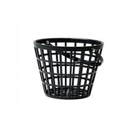 rockible Cesto per Palline da Golf Antiruggine Griglia, Cestino Palline da Golf, Capiente, Nero