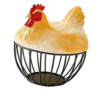 rockible Cesto portauova per galline, portauova portatile, contenitore versatile per la conservazione delle uova, cestino per la raccolta delle uova per la