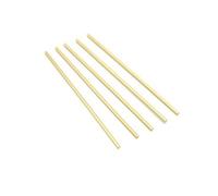 rockible Cinque Aste di Ottone per Modellismo Connettori Metallici di Supporto per Riparazione Modelli Snodi di Rinforzo per Assemblaggio di Strutture Adatte per Figure, 1.0MM