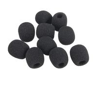 rockible Confezione Da 10 Spugne per Microfono clip de solapa con Fermacravatta per Microfono Antivento Spugna Antivento