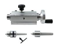 rockible Controtesta Tornio Set Controtesta Mini Tornio Accessorio Tornitura Kit Supporto Posteriore Centro Rotante B12 Adattatore Mandrino Corpo in Metallo