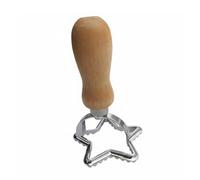 rockible Cookie Cutter Stampi Ravioli Tagliapasta Dumpling Maker Utensile Cucina Sigillatura Facile Manico Zinco Durevole Adatto per Preparazioni Domestiche, Stella