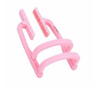 rockible Correttore Arco Violoncello Guida Arco Strumento Allenamento Accessorio Regolabile Silicone Nylon per Sviluppare Movimento Lineare Ridurre Errori di, Rosa