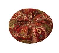rockible Cuscino a Forma di Frutta | Morbido, Cuscino a Forma di Zucca, Soffice, per Seduta Davanti Finestra, Angolo Lettura, Meditazione, Rosso Bohemien, 50x50cm
