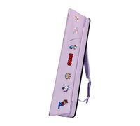 rockible Custodia per Stecca da Biliardo con Cerniera e Tracolla Regolabile, Borsa per Il Trasporto e la conservazione della Canna da Biliardo, Viola