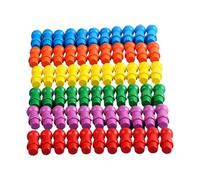 rockible Dama da 66 Pezzi, pedine Multicolori, Pezzi di Legno da Gioco da Tavolo, Pezzi di Dama Cinese per da Tavolo