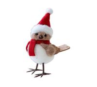 rockible Decorazione per la tavola di Natale, piccola statuetta di uccellino, grazioso ornamento natalizio per l'inverno, Style B